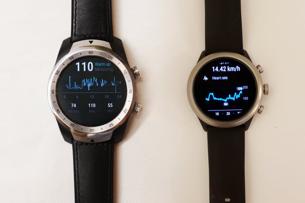 Ticwatch Pro, Fossil Sport Smartwatch heart rate sensor