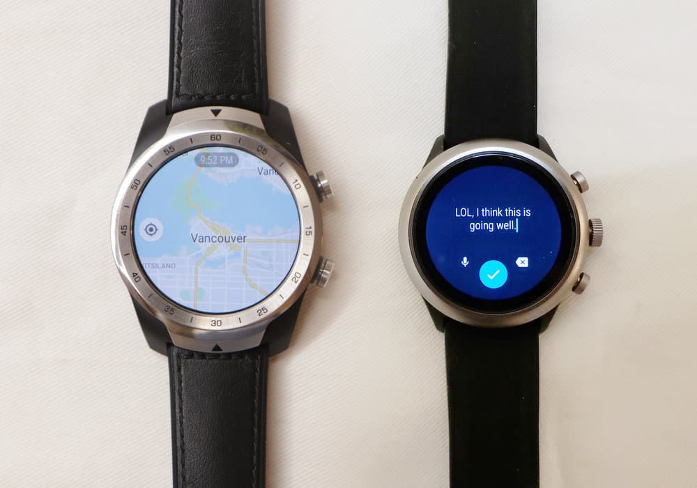 Ticwatch Pro, Fossil Sport Smartwatch Google apps