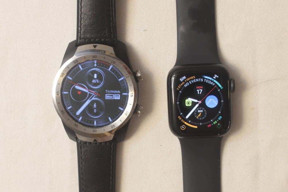 Apple Watch Series 5 vs TicWatch Pro