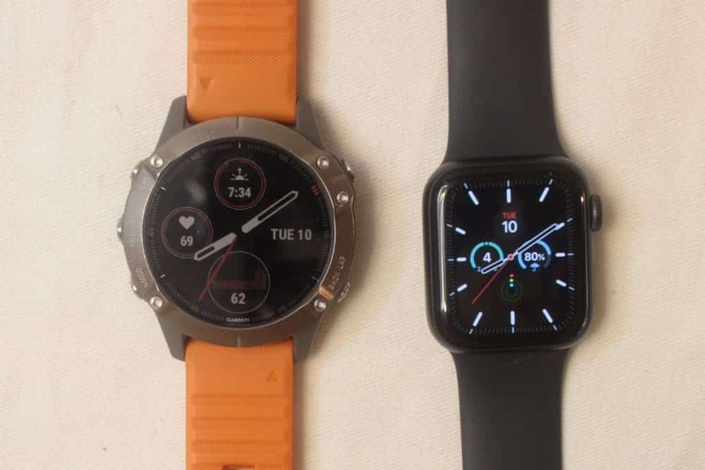 Garmin Fenix 6 vs Apple Watch Series 5