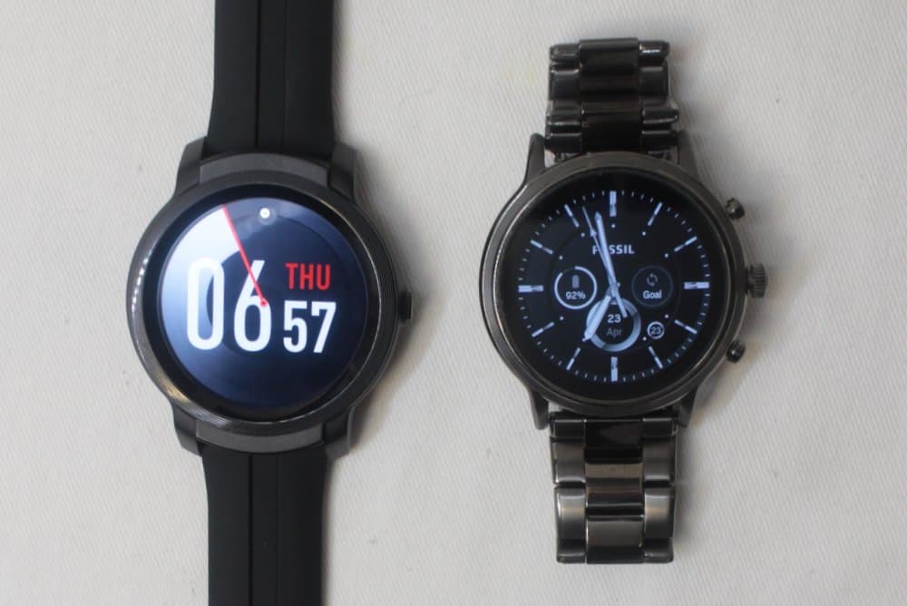 ticwatch e2 vs fossil gen 5 carlyle watch faces
