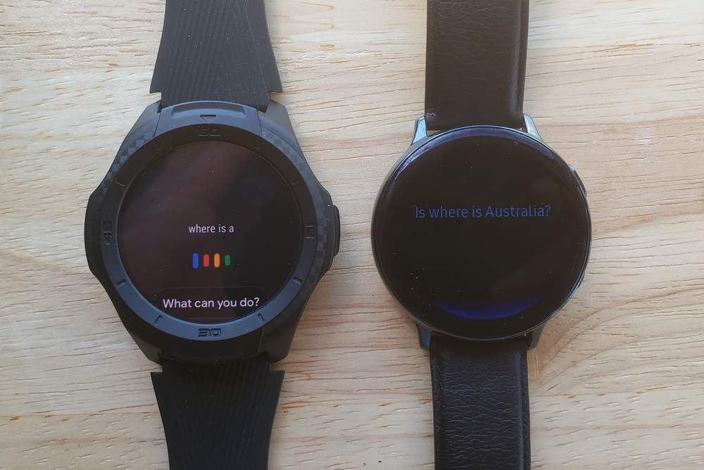 Ticwatch S2 vs Samsung Galaxy Watch Active 2 google assistant vs bixby
