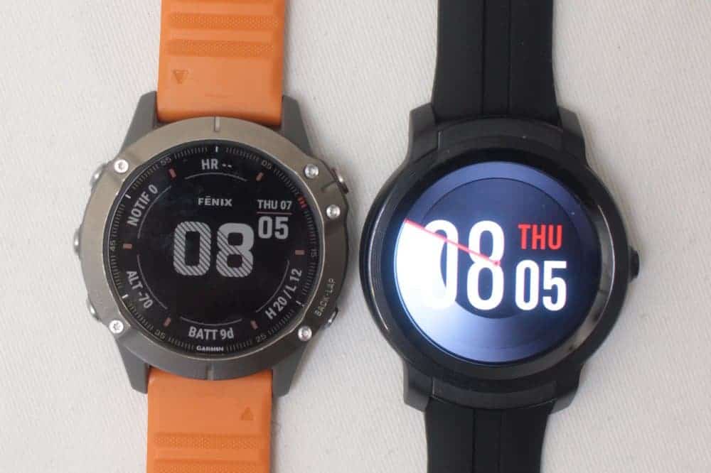 Ticwatch E2 vs Garmin Fenix 6