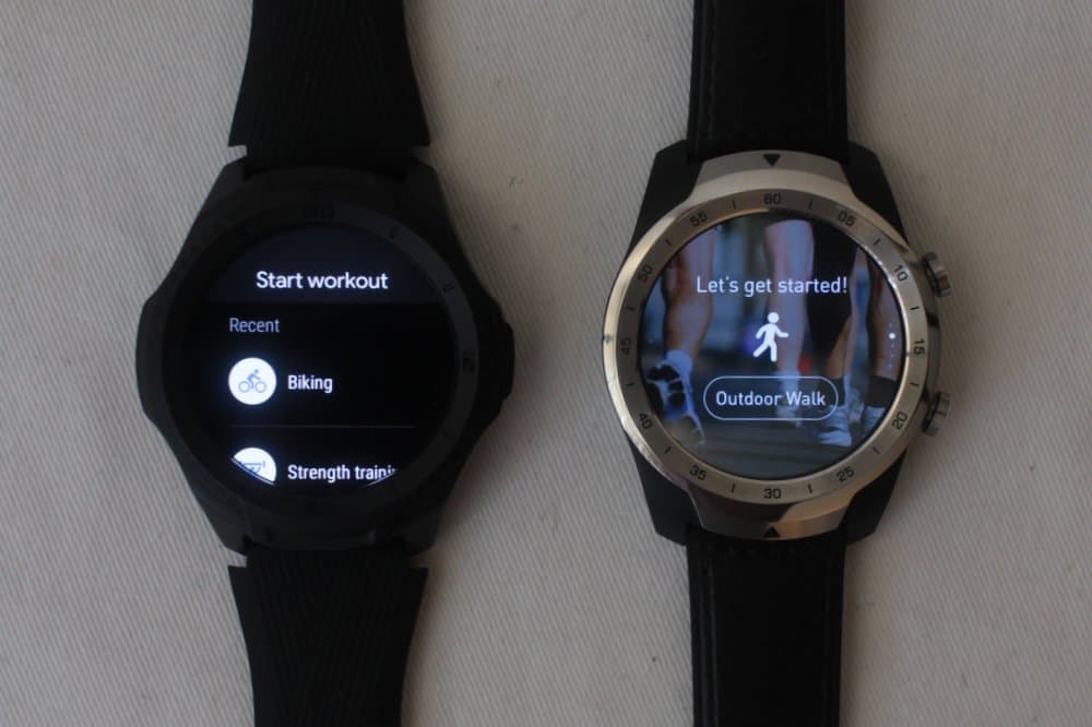 ticwatch s2 vs ticwatch pro exercise ticExercise google fit