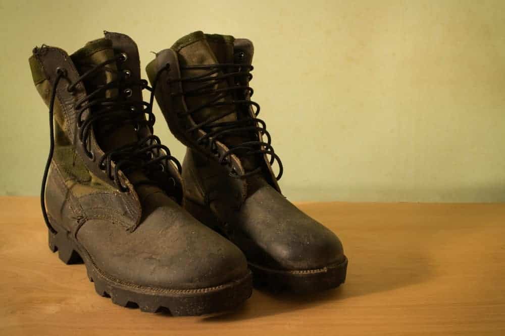 Old jungle boots