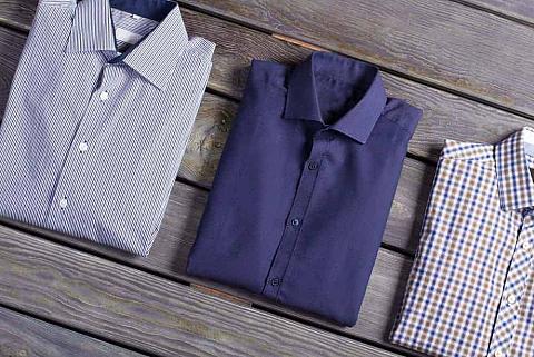 3 collar shirts in different design and colors.