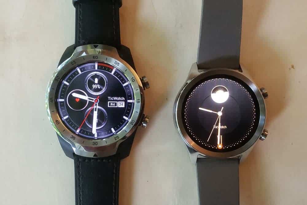 Ticwatch C2 vs Ticwatch Pro