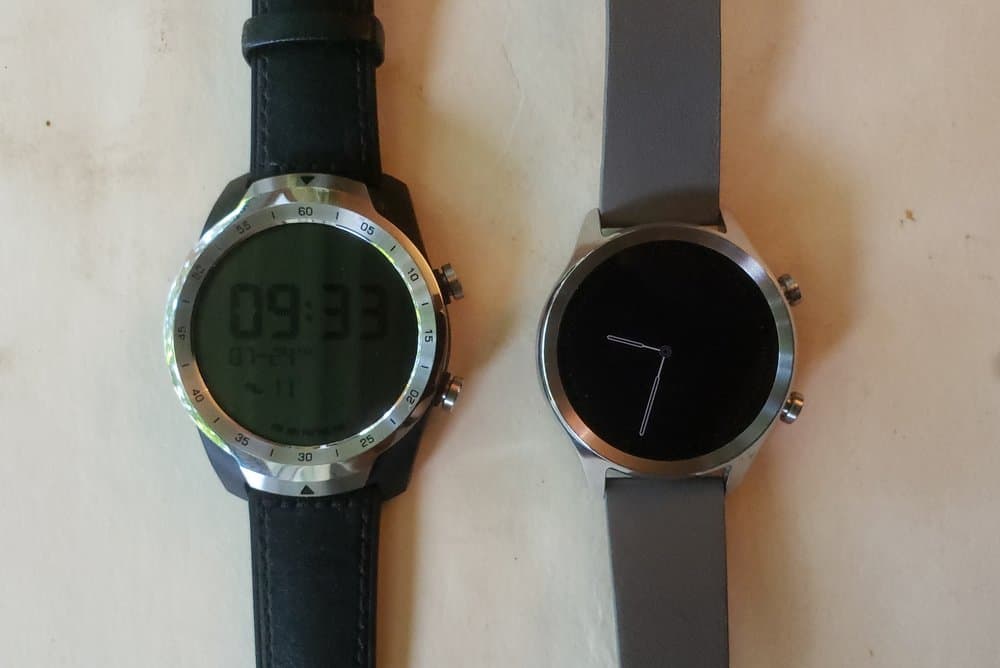 Ticwatch C2 vs Ticwatch Pro dual layer screen sleep mode