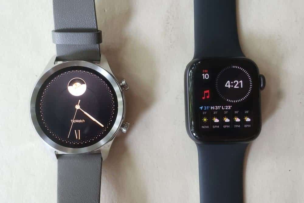 Ticwatch C2 vs Apple Watch Series 5