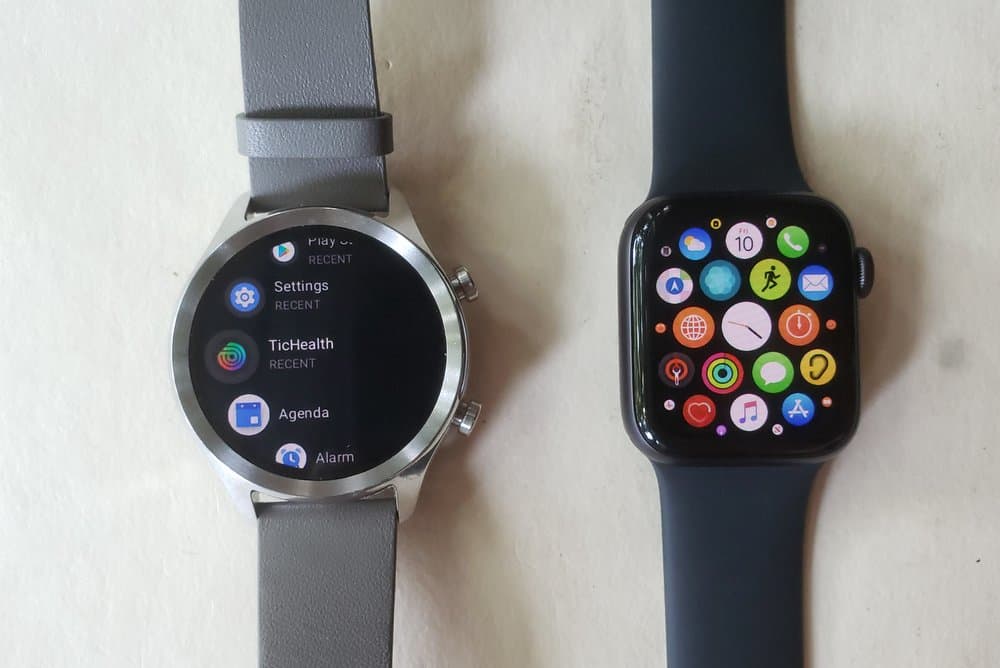 ticwatch c2 vs apple watch series 5 apps