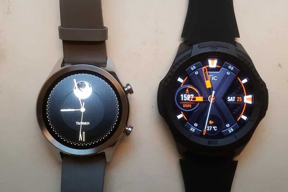 Ticwatch C2 vs Ticwatch S2