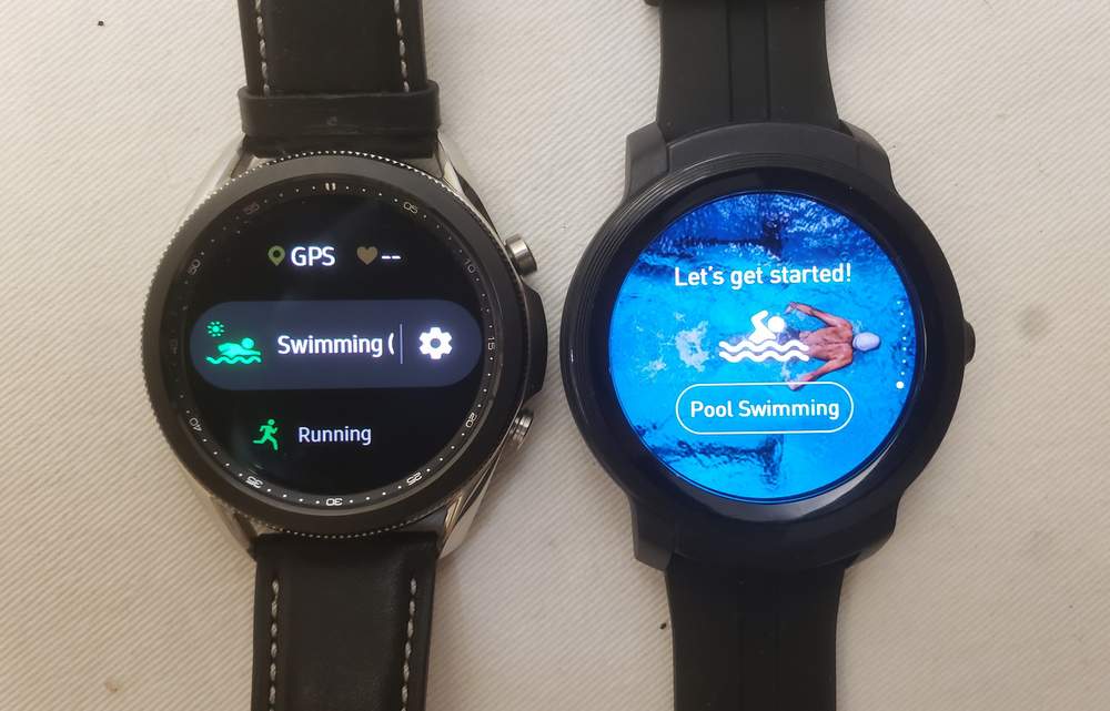 Samsung Galaxy Watch3 vs Ticwatch E2 sports