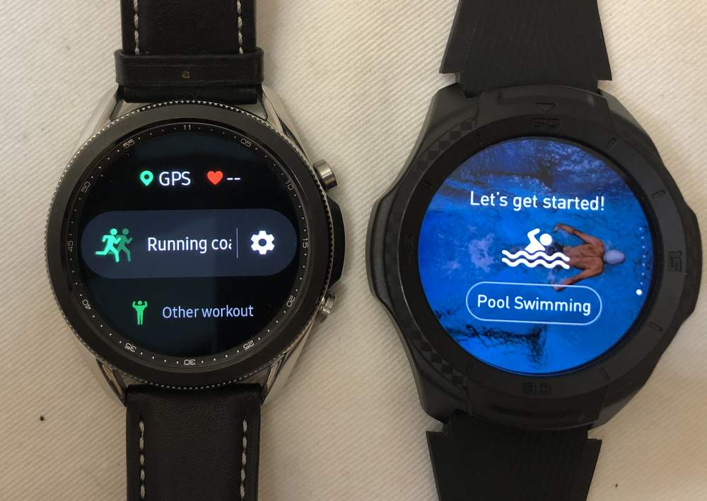 Samsung Galaxy Watch3 vs Ticwatch S2 sports