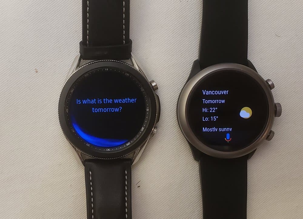 Samsung Galaxy Watch3 vs Fossil Sport Smartwatch wear os vs tizen os