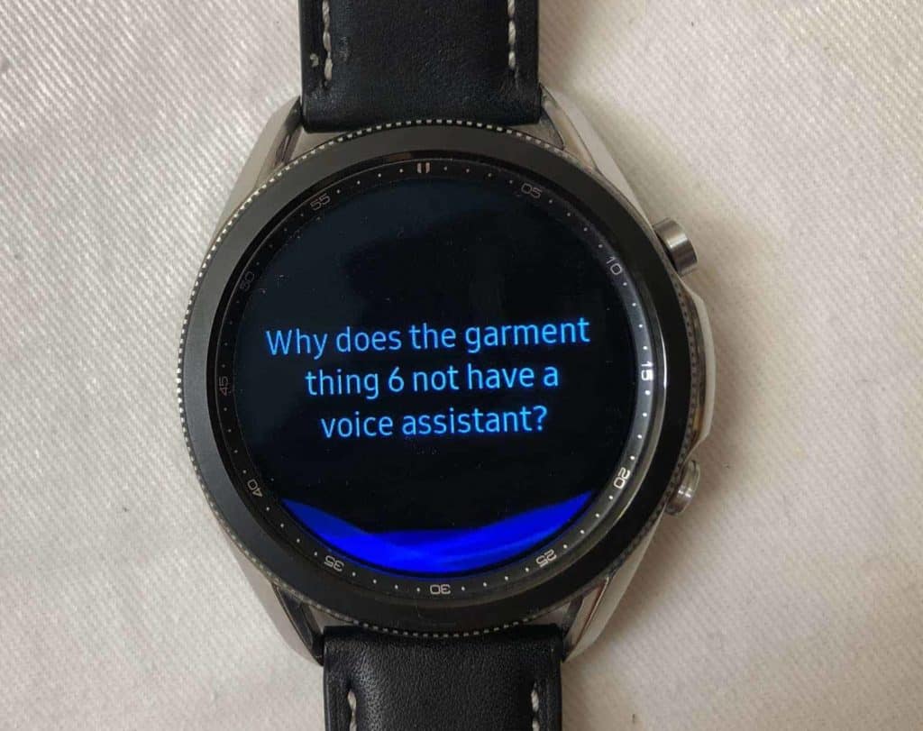 Samsung Galaxy Watch3 vs Garmin Fenix 6 voice assistant