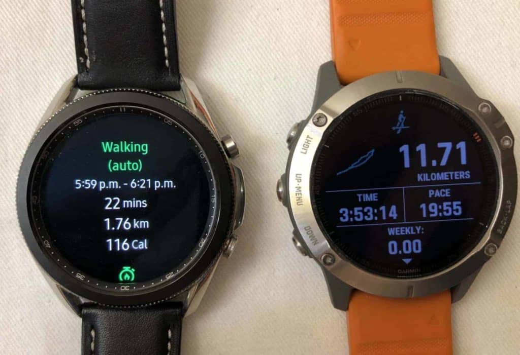 Samsung Galaxy Watch3 vs Garmin Fenix 6 sports
