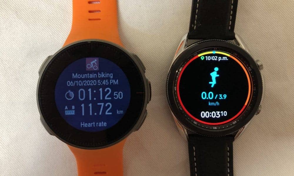 Samsung Galaxy Watch3 vs Polar Vantage V sports