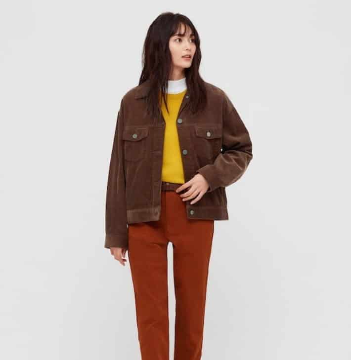 Women's Corduroy Relaxed Jacket from Uniqlo.