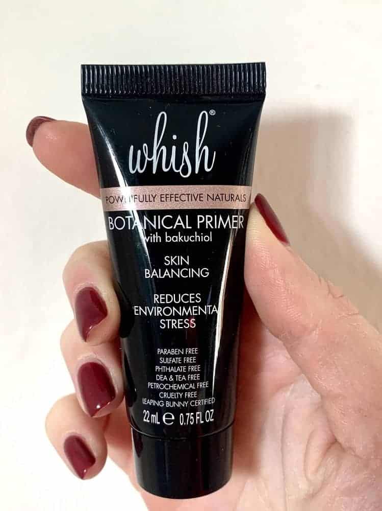 A close look at Whish botanical primer from Allure beauty box.