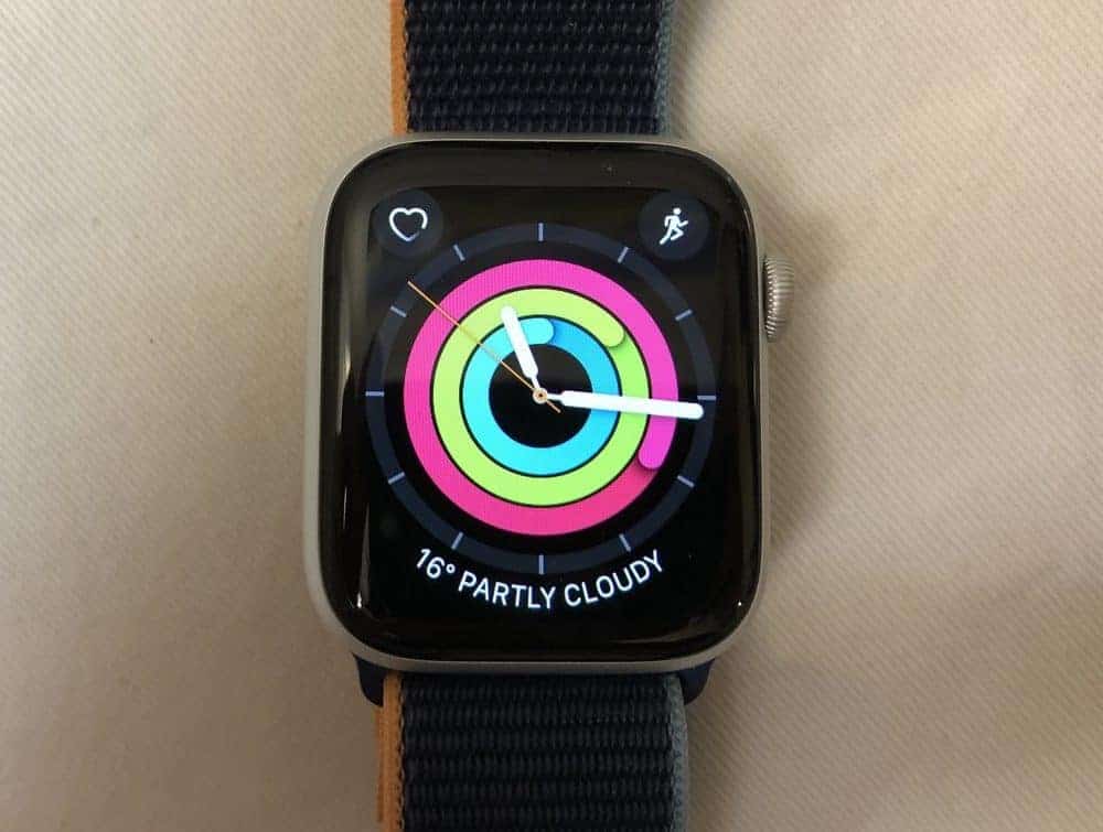 Apple Watch Series 6 main screen