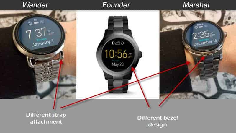 Fossil Q Smartwatches Design Comparison