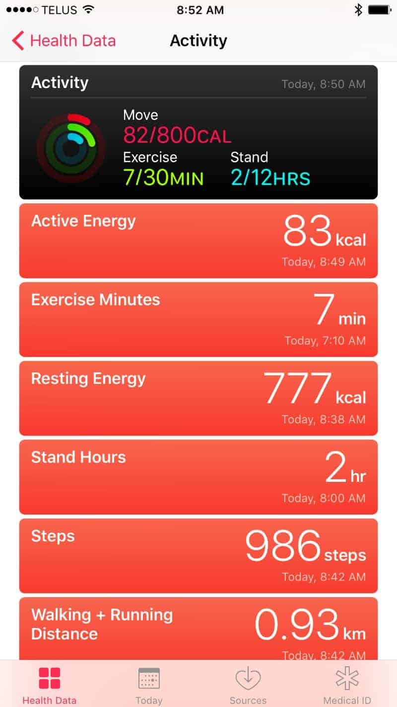 Health and Activity Apps for Apple Watch Series 2.