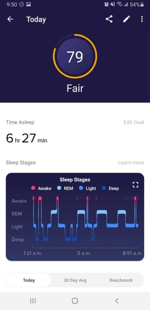 fitbit versa 3 sleep tracking
