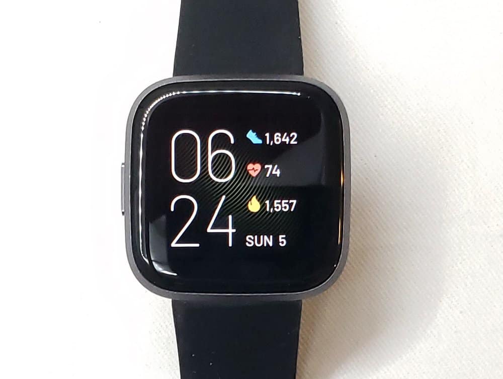 Fitbit Versa 2 default watch face