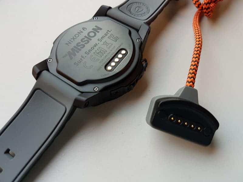 Nixon the Mission Smartwatch charger.