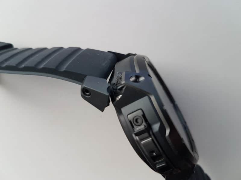 Nixon the Mission Smartwatch snapped case.