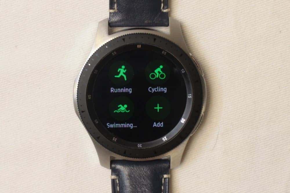 Samsung Galaxy Watch workout