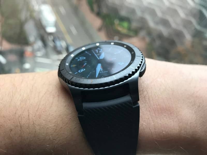 Side shot of the Samsung Gear S3 Frontier Smartwatch
