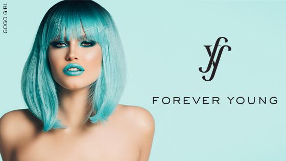 Forever Young wig collection banner