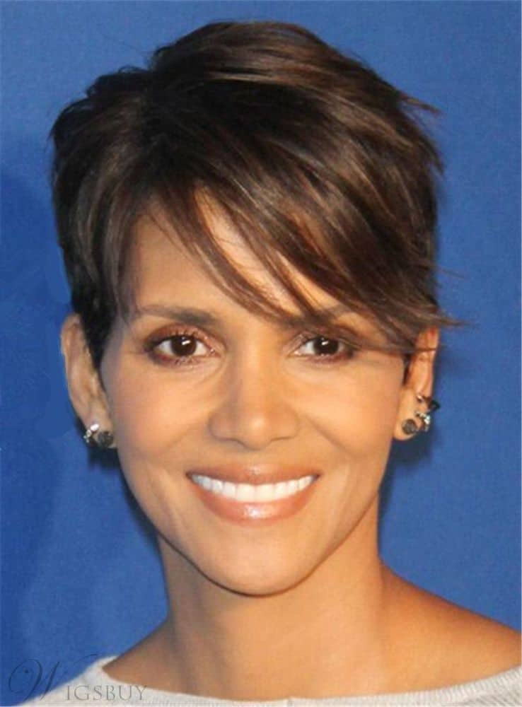 Halle Berry Pixie Boy Cut from WigsBuy.