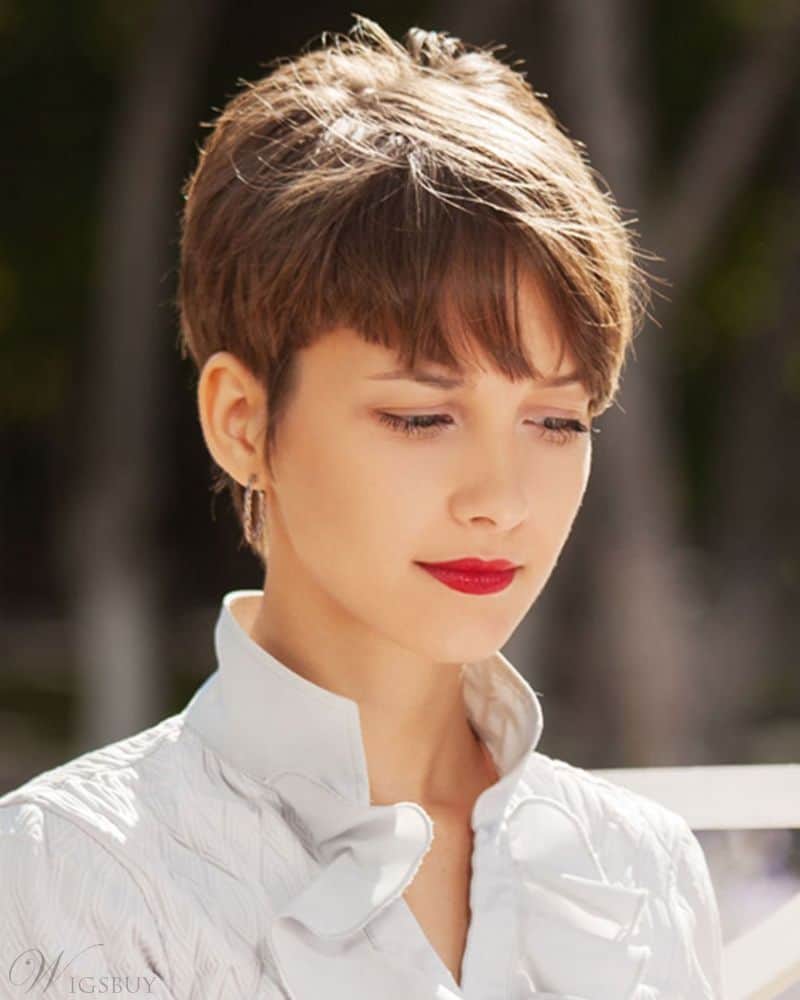 Pixie Cut Natural Straight Synthetic Hair from WigsBuy.