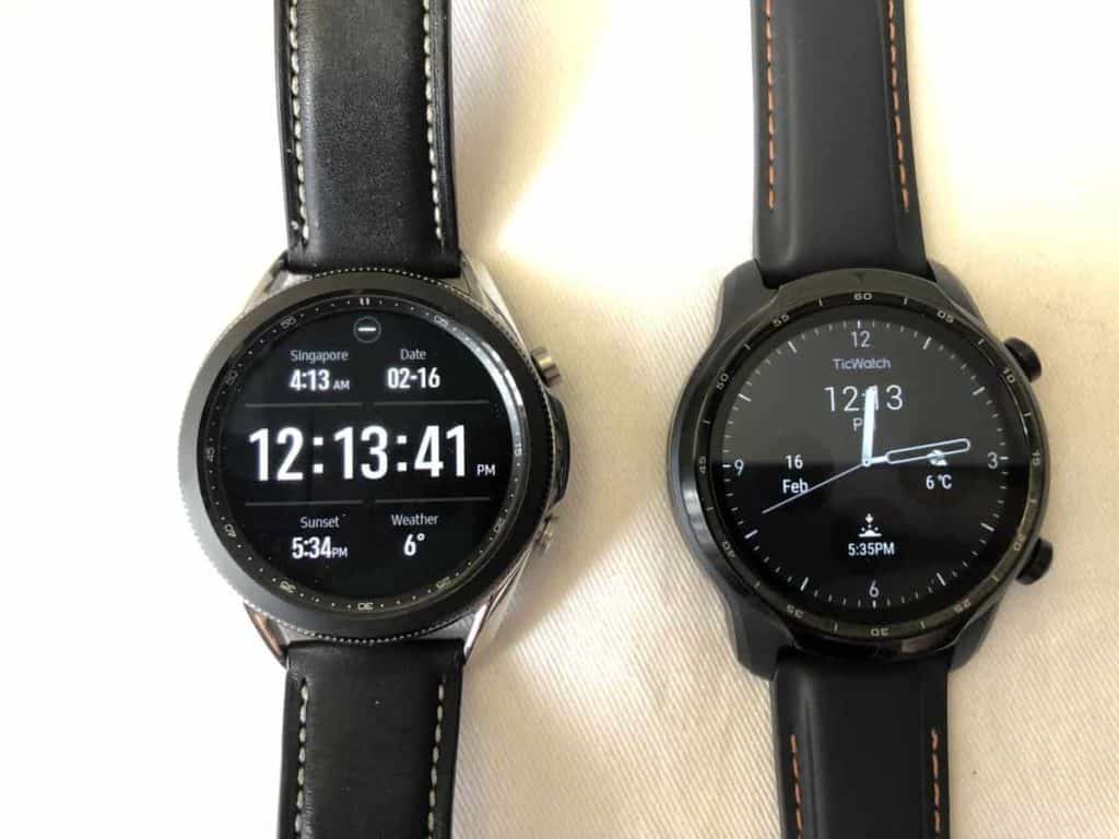 samsung galaxy watch 3 vs ticwatch pro 3
