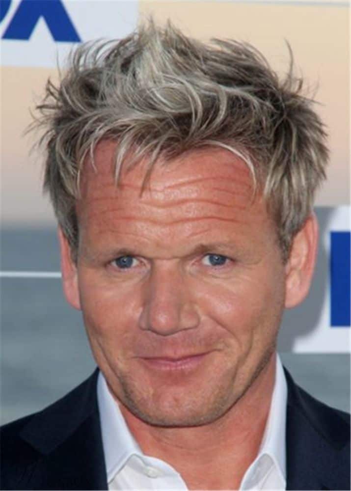 Gordon Ramsay Hairstyle Human Hair Full Lace Wig from Wigsbuy.