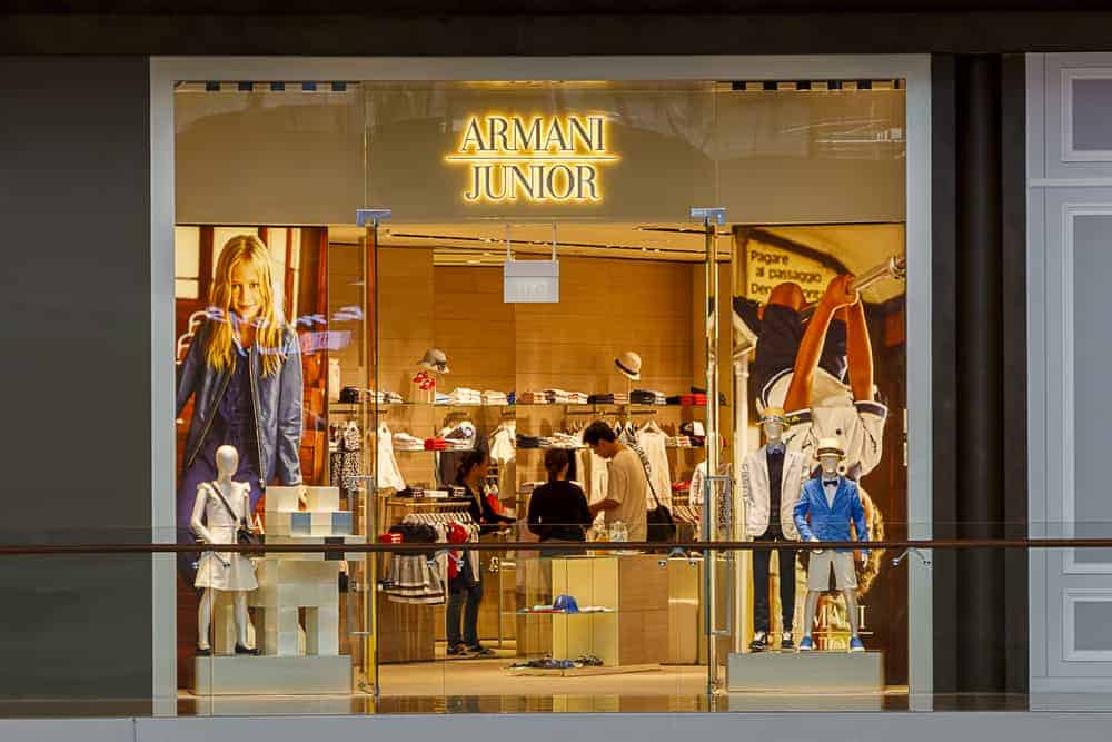 Armani Junior Boutique in Singapore.