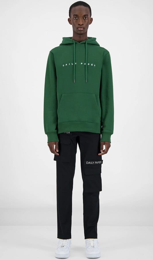 The Daily Paper Alias Hoodie in green.
