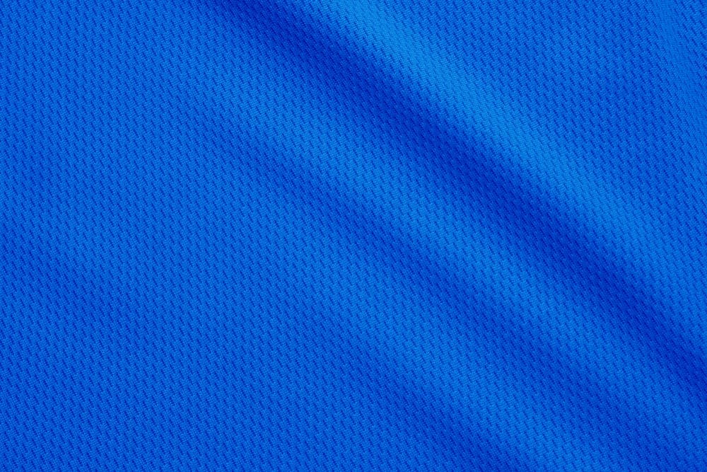 Blue jersey fabric 