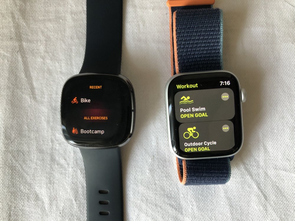 apple watch series 6 vs fitbit sense exercise