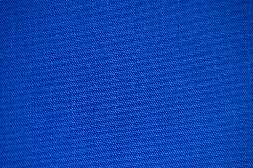 This is a close look at a blue denim brushed cotton.