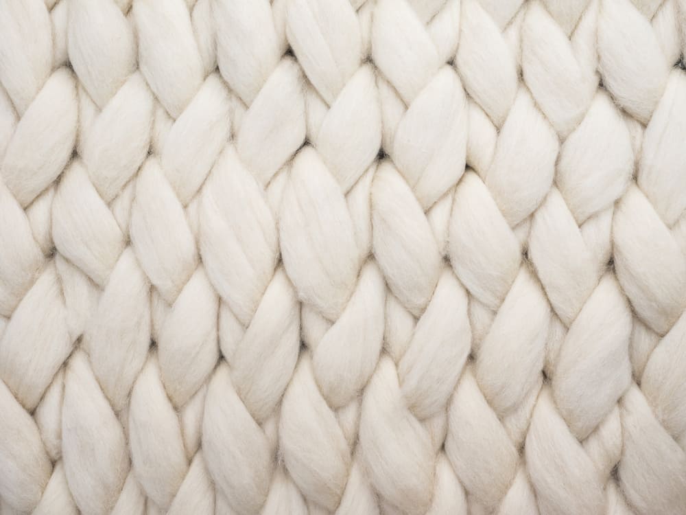 This is a close look at a woven Merino Wool fabric.
