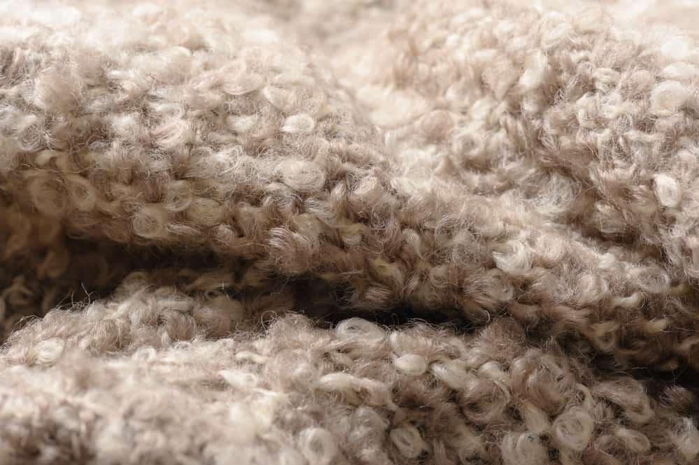 This is a close look at some genuine Mohair Wool fabric.