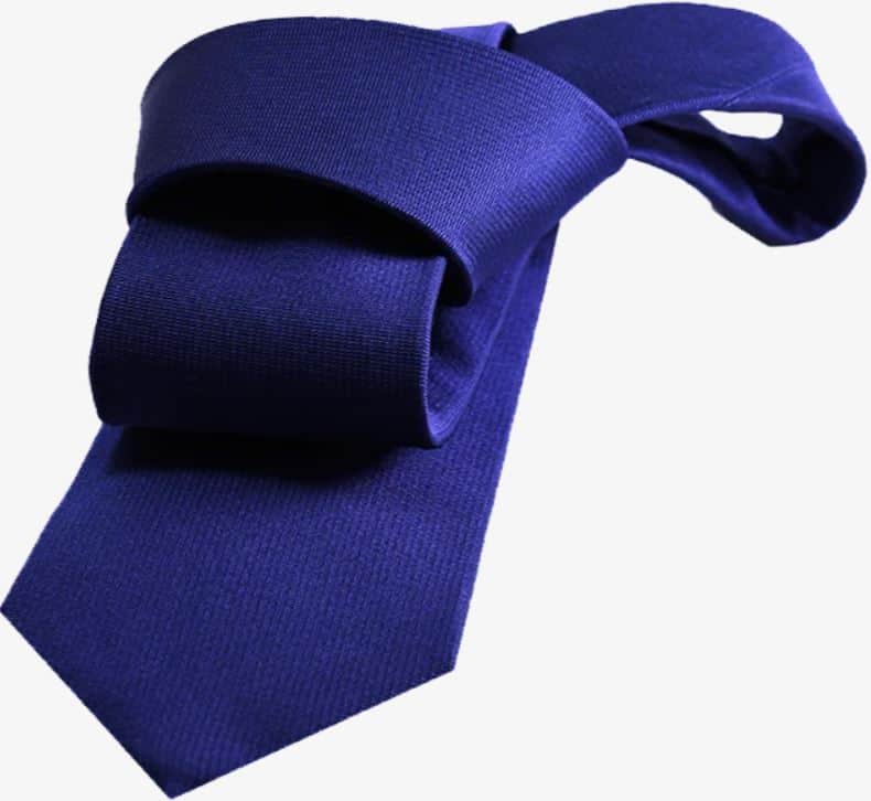 The Waterbury Blue Silk Tie from The Dark Knot.