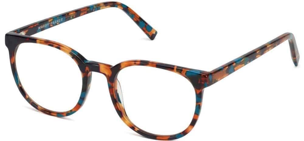 The Gillian Teal Tortoise Glasses from Warby Parker.