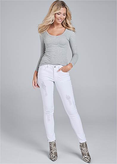 The Skinny White Jeans from Venus.