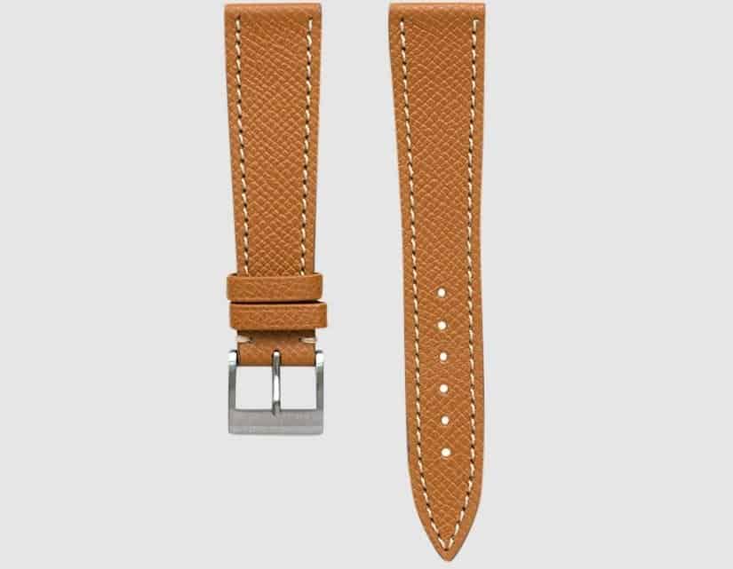 This is the whiskey tan epsom strap from Molequin.