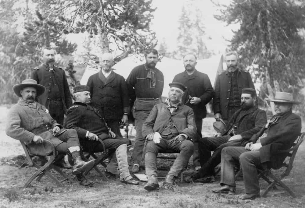 President Chester A. Arthur's expedition to Yellowstone National Park.