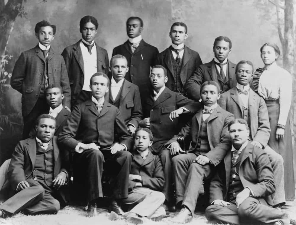 African American academic students at Roger Williams University in Nashville, Tennessee.